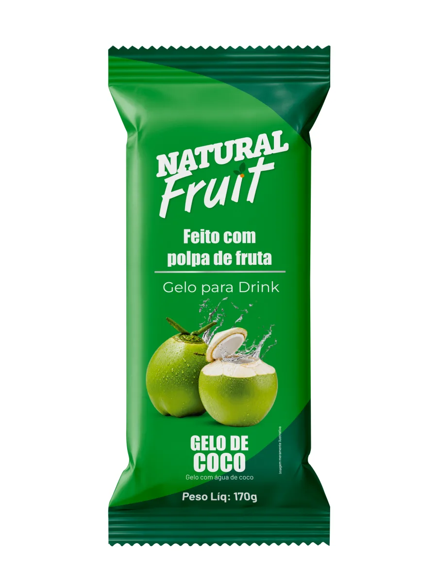 Embalagem de Gelo de Coco