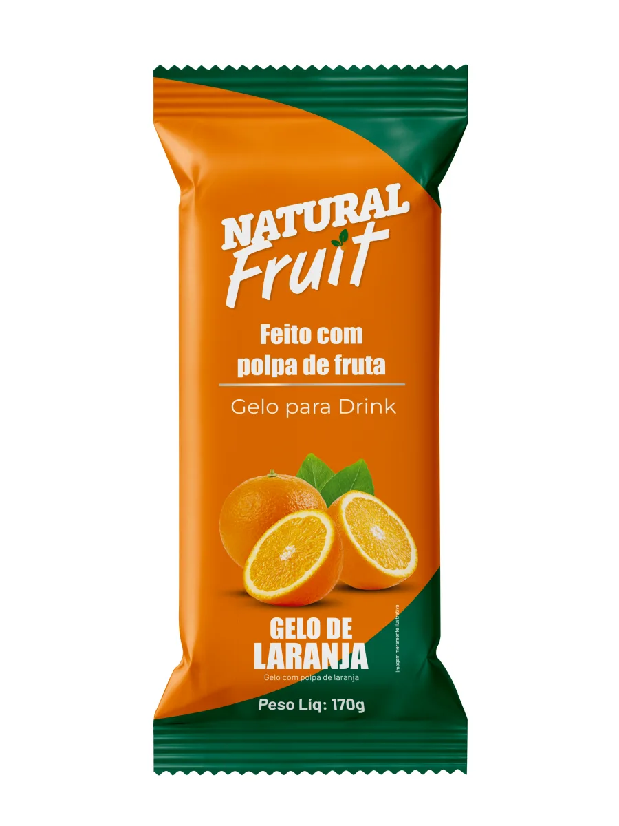 Embalagem de Gelo de Laranja