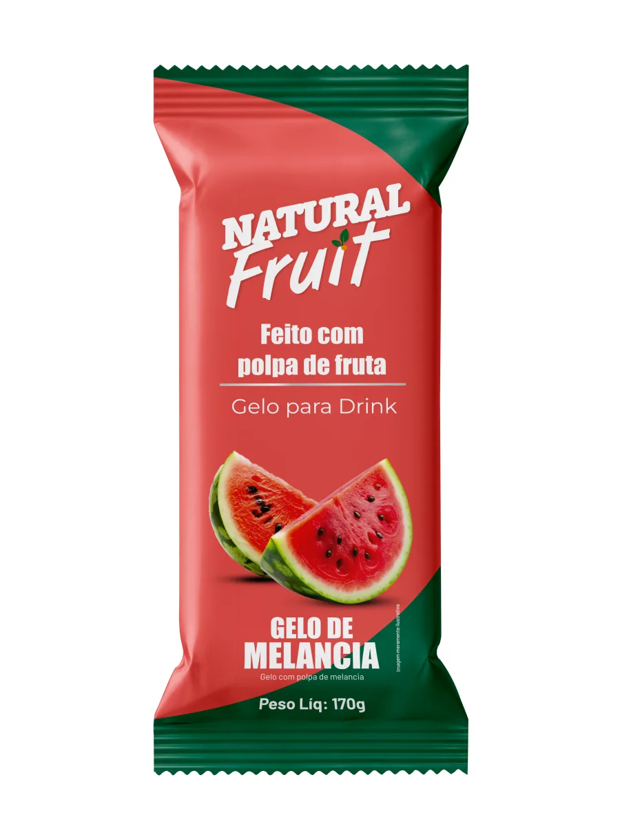 Gelo de Melancia Natural Fruit