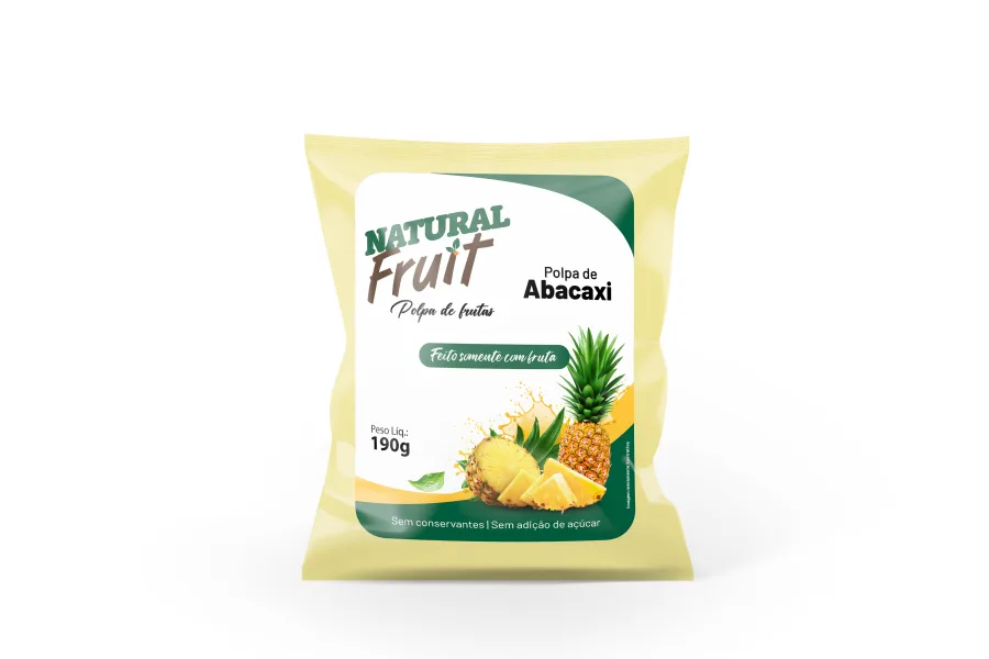Polpa de Abacaxi Natural Fruit