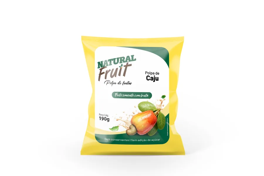 Embalagem de Polpa de Caju