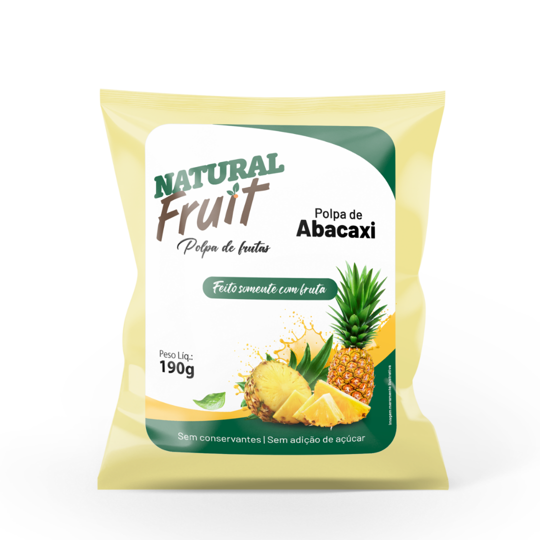 Embalagem de Polpa de Abacaxi