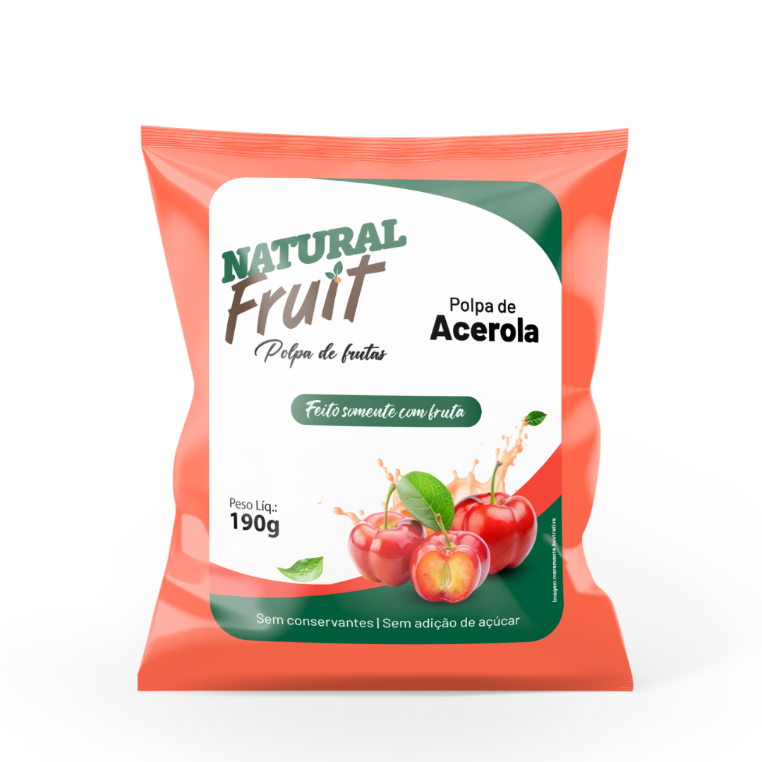 Embalagem de Polpa de Acerola