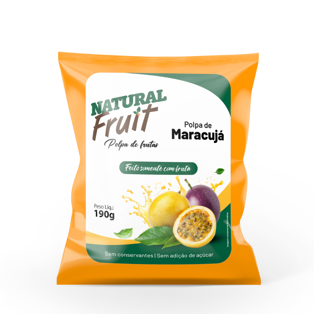 Embalagem de Polpa de Maracujá